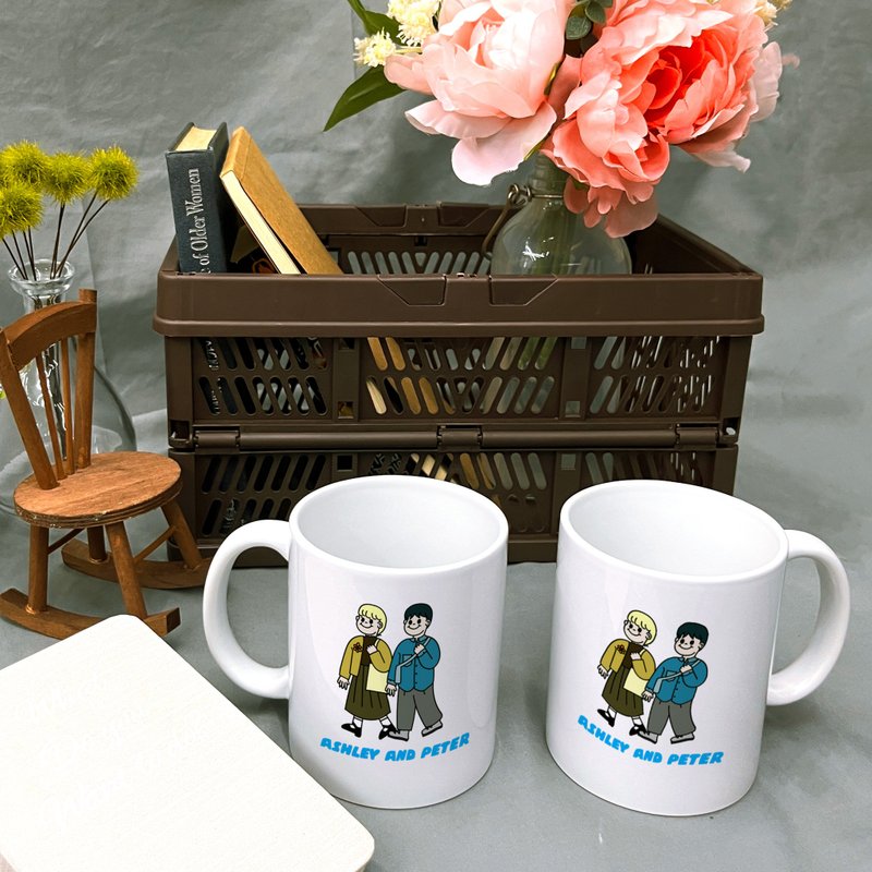 Customized l mug couple graduation gift - แก้ว - ผ้าฝ้าย/ผ้าลินิน หลากหลายสี