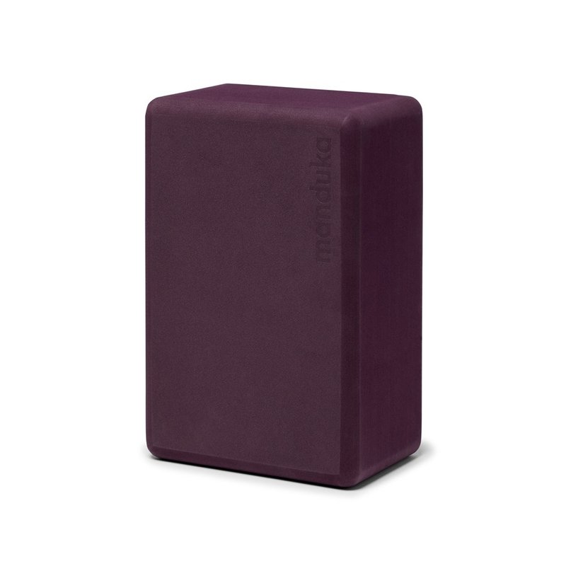 【Manduka】Recycled Foam Block Eco-friendly Yoga Brick 50D - Indulge - Fitness Accessories - Other Materials Purple