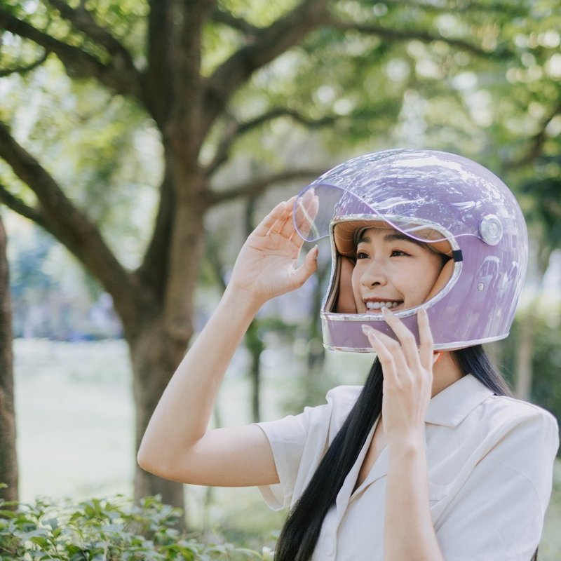 MODER HELMET-ADELINE-BRIGHT LILAC - Helmets - Other Materials 