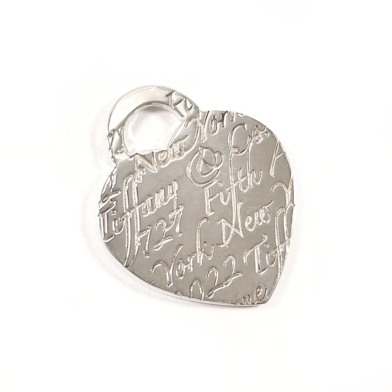 【日本直送 中古美品】ティファニー TIFFANY&Co. ペンダントトップ ノーツ ハートタグ シルバー925 希少 ヴィンテージ 新品仕上げ済み - 項鍊 - 純銀 銀色