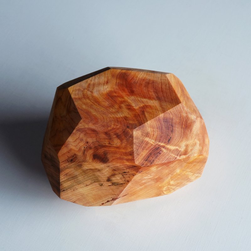 【木質平衡石】 臺灣扁柏(黃檜) 捲絲榴木 - 擺飾/家飾品 - 木頭 