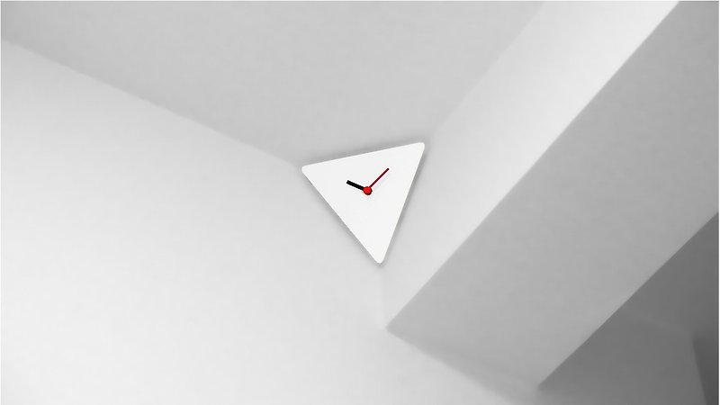 Ultimate Corner Clock (white) - Clocks - Plastic White
