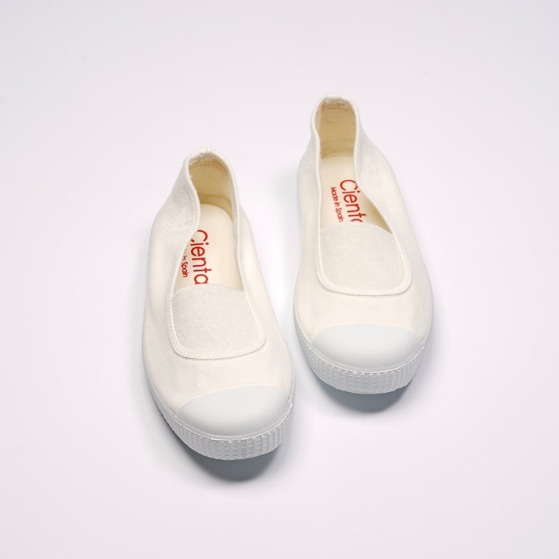 西班牙國民帆布鞋 CIENTA 75997 05 白色 經典布料 大人 - 女休閒鞋/帆布鞋 - 棉．麻 白色