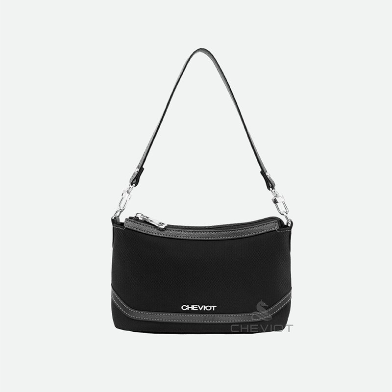 【CHEVIOT】Jazz Diva Series Side Backpack-19110 - Messenger Bags & Sling Bags - Nylon Black