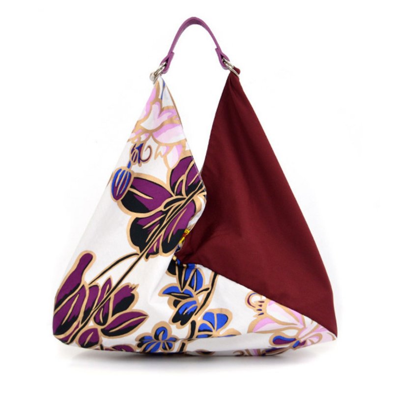 Adzuma bag Orchid x BUR - Handbags & Totes - Cotton & Hemp 