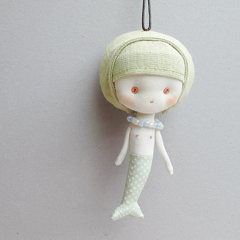 Little Mermaid Lolita No. 19 - ID & Badge Holders - Cotton & Hemp Green