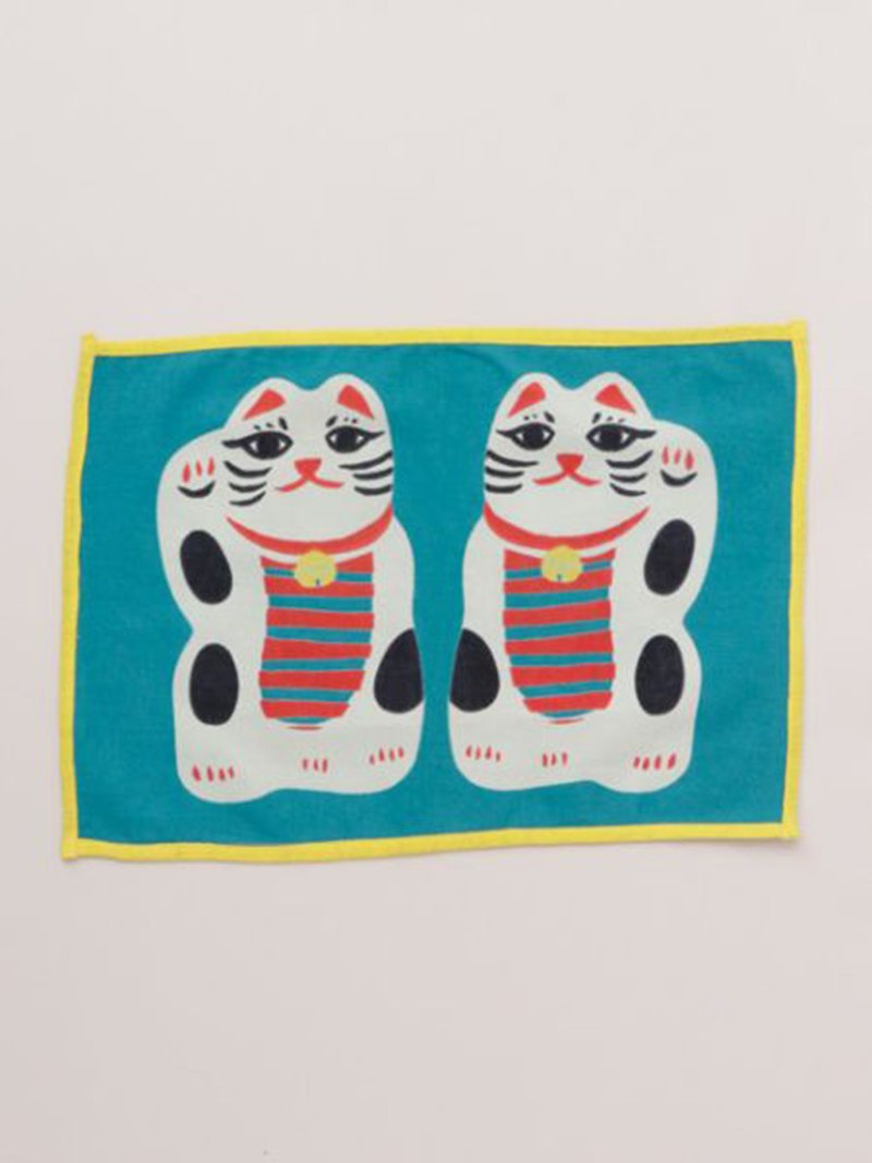 Pre-order lucky cat and tumbler placemat (three models) 7ISP8123 - Other - Other Materials Multicolor