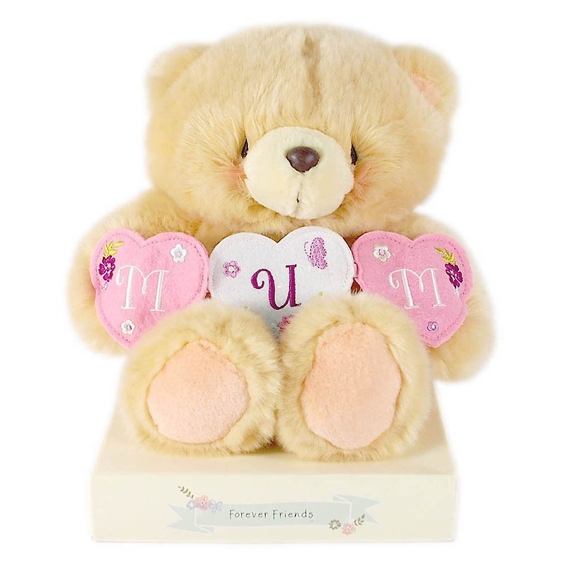 8 inches/dear mommy fluffy bear [Hallmark-ForeverFriends fluff-hug series] - Stuffed Dolls & Figurines - Other Materials Gold