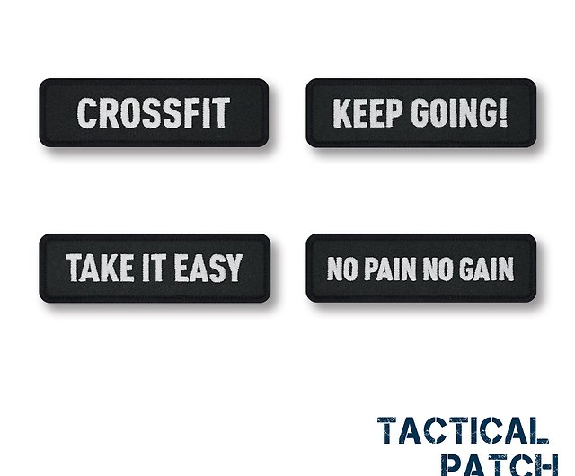 Crossfit Military Velcro Patches