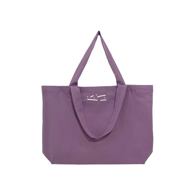 復古購物袋 (藍色、紅色、綠色、紫色) - 其他 - 棉．麻 紫色