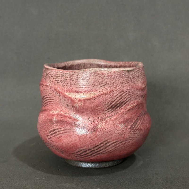 隨心陶 I 柴燒手捧杯 I 小茶碗 I 程警濠 - 茶壺/茶杯/茶具 - 陶 紅色