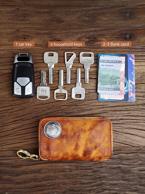 Genuine Leather Car Key Pouch – Colourpins