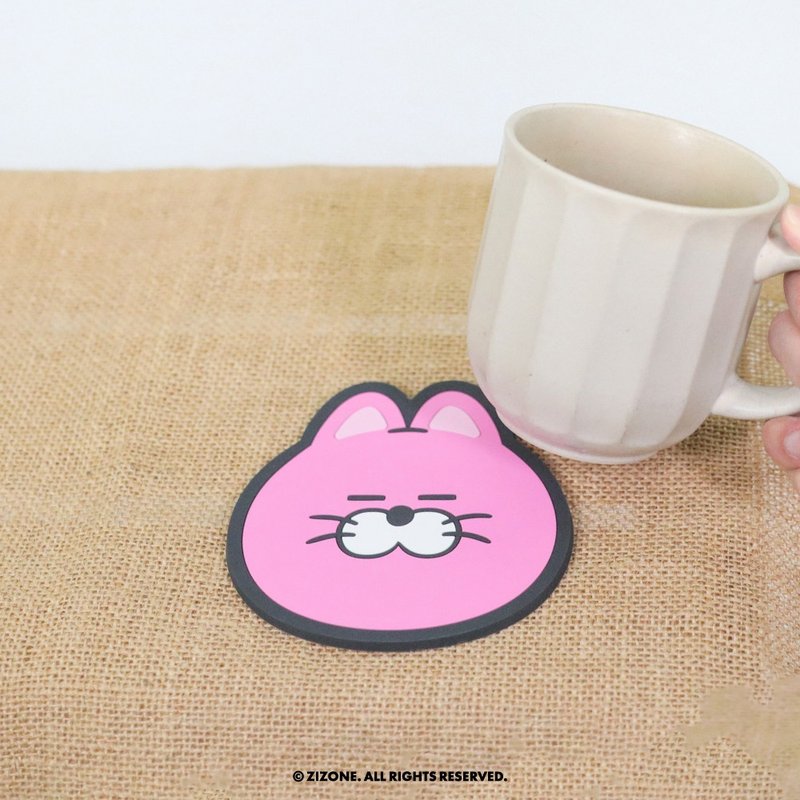 murmur 造型杯墊│ZIZONE (PINGO 閉眼) - 杯墊 - 聚酯纖維 