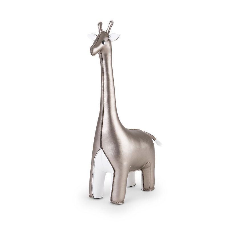 Zuny - Giraffe - Bookend (Seasonal Edition) - Items for Display - Faux Leather Multicolor