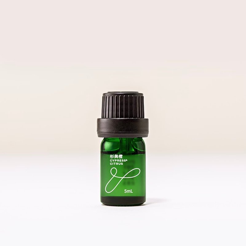 【100%天然植物萃取】阿里山日出精油 5mL | Cycitrus 杉與橙 - 香氛/精油/擴香 - 玻璃 綠色