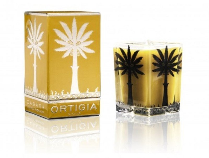 Ortigia Ortigia fresh orange blossom scented candle 160g *gift sachet set/gift paper bag - Candles & Candle Holders - Glass 