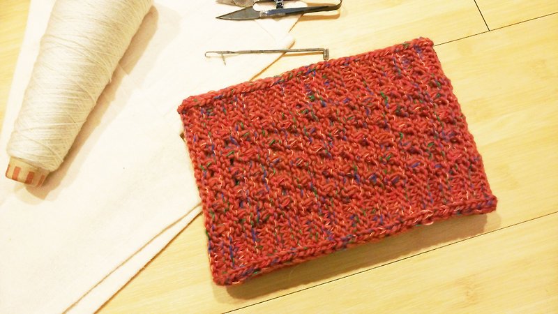 Lan Handmade Knitted Hairband (Flower Yarn Juju) - ที่คาดผม - วัสดุอื่นๆ สีส้ม