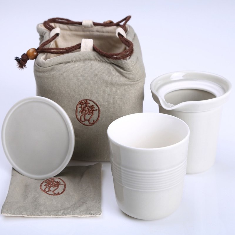 品茶趣(250ml) - 茶壺/茶杯/茶具 - 陶 白色