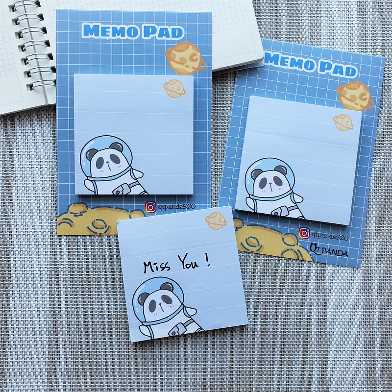 Panda Memo Pad - Sticky Notes & Notepads - Paper Multicolor