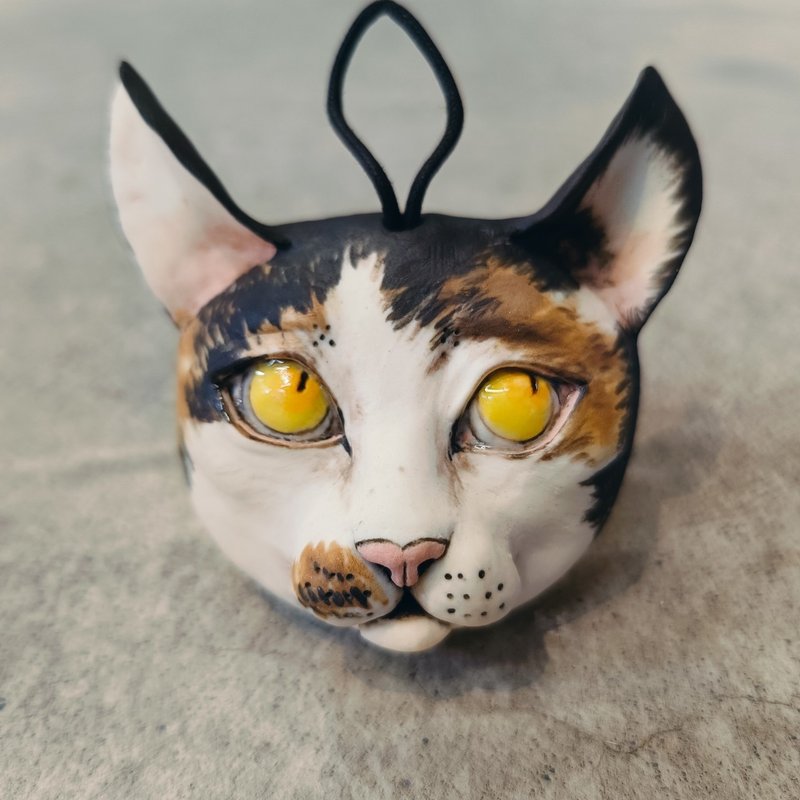 【Blue Sky】Hunting Cat Head Series - อื่นๆ - ดินเผา 