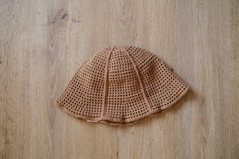 Holiday Picknit │ Summer Bucket Hat - หมวก - ผ้าฝ้าย/ผ้าลินิน 