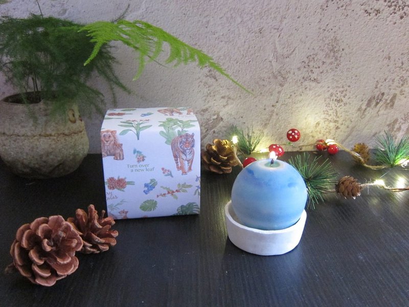 [Customized] Home Comfort Series-Luminous Christmas Ball Candle - Candles & Candle Holders - Wax Multicolor