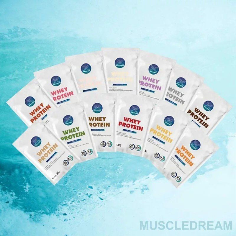 MotionCare MJ Co-branded Whey Protein-35g Handy Pack-6 Selected Flavors in Total - Health Foods - Other Materials White