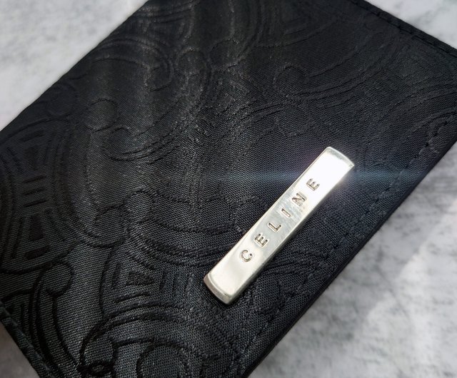 Brand new in box CELINE Arc de Triomphe embossed card bag card