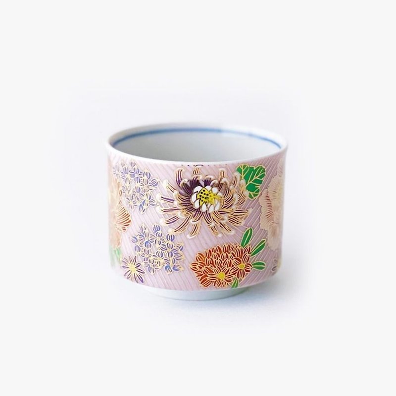 The Golden Flower Arrangement Series Tea Cups - Teapots & Teacups - Other Materials Multicolor
