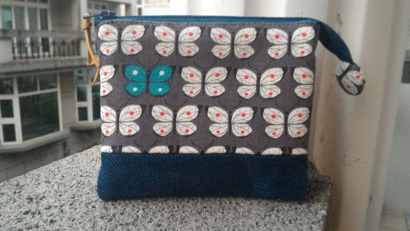 バタフライ5パック - ママ母の日の贈り物実用的なパケット - - 小銭入れ - コットン・麻 