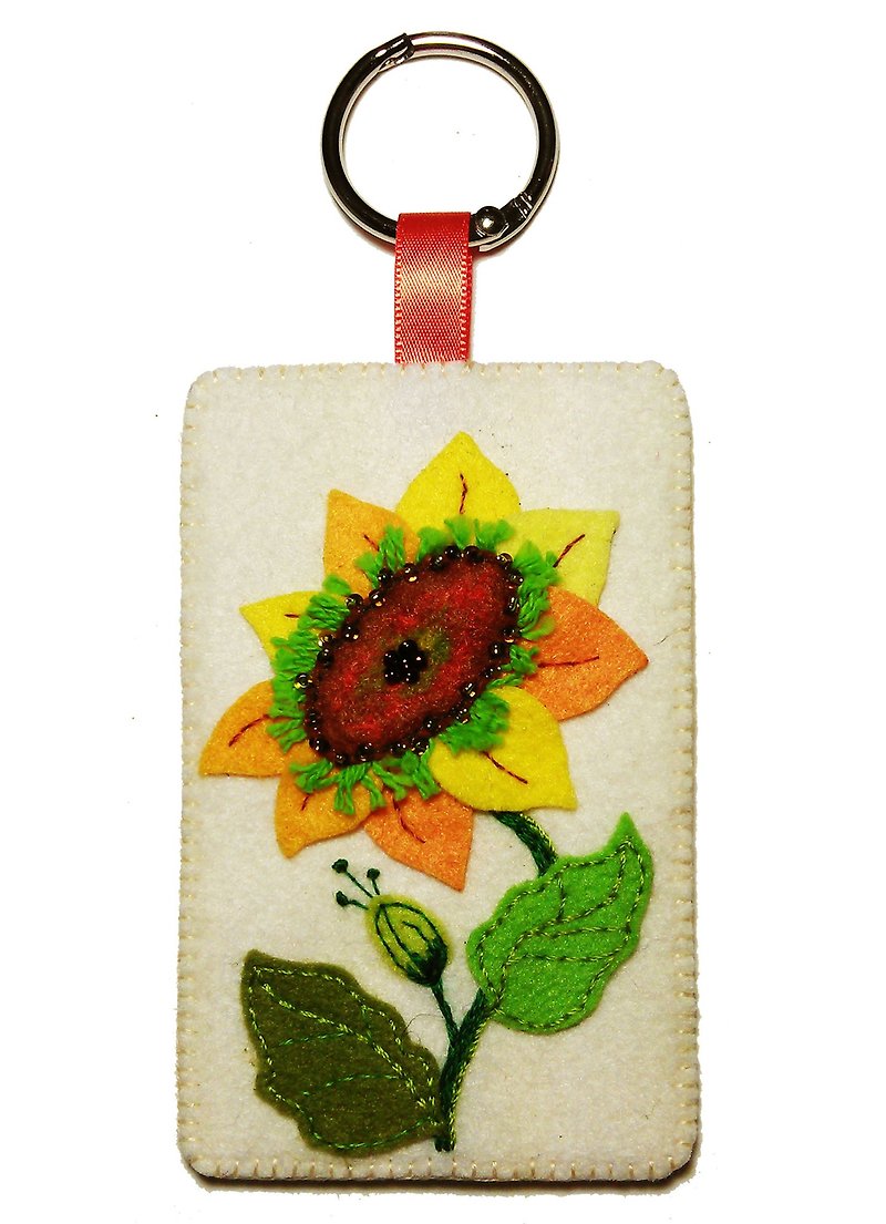 Flower Series Card Set - Sunflower / Card Holder / ID card set - ที่ใส่บัตรคล้องคอ - วัสดุอื่นๆ สีเหลือง