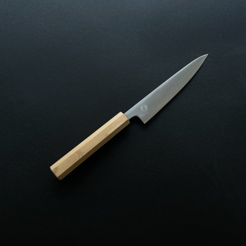 菊泉NATUR青森Hiba小刀12公分日本VG5高碳鋼拋光Wa手柄 小刀 12 c - 菜刀/刀架 - 不鏽鋼 銀色