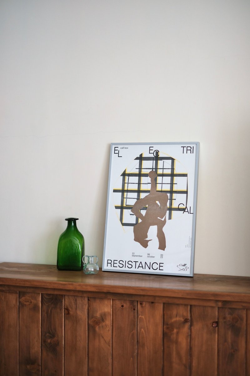 山口崇多ELECTRICAL RESISTANCE A2 poster 忍耐力 - 海報/掛畫/掛布 - 紙 多色