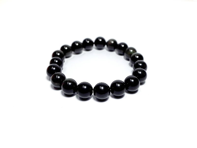 Black Obsidian Bracelet - Bracelets - Gemstone Black