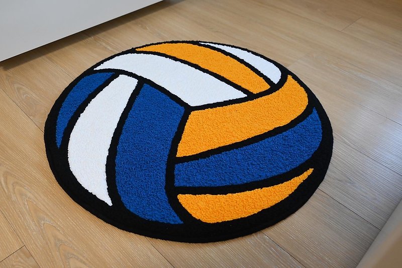 排球主題厚身地毯