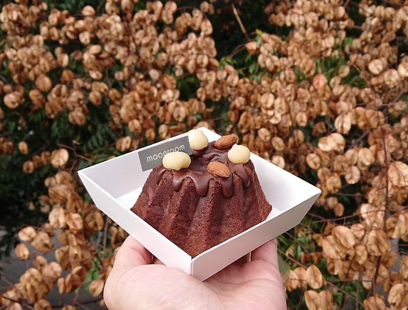 【終末火山】山形の常温ケーキ～ココ火山（ヴァローナ） - ケーキ・デザート - 食材 ブラウン