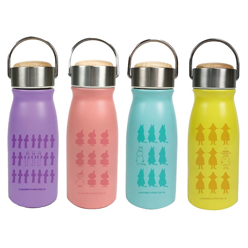 Moomin 噜噜 米 authorized-Macaron stainless steel thermos (4color) - Vacuum Flasks - Stainless Steel Multicolor