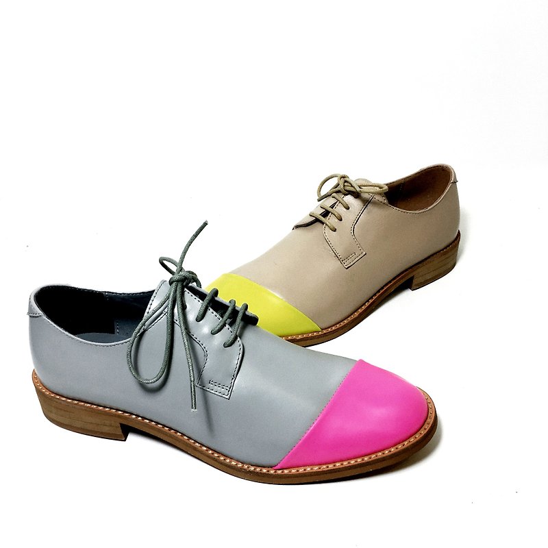 make to order stylish gentlewoman cow leather classic shoes - รองเท้าลำลองผู้หญิง - หนังแท้ 