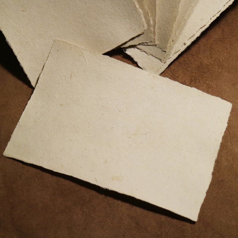 [Urban Dream Talker] Pineapple Leaf Fiber Postcard Handmade Paper 10 sheets/pack of blank paper - การ์ด/โปสการ์ด - กระดาษ 