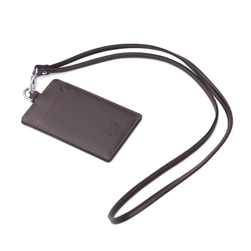 真皮證件套(咖) - 證件套/識別證套 - 真皮 咖啡色