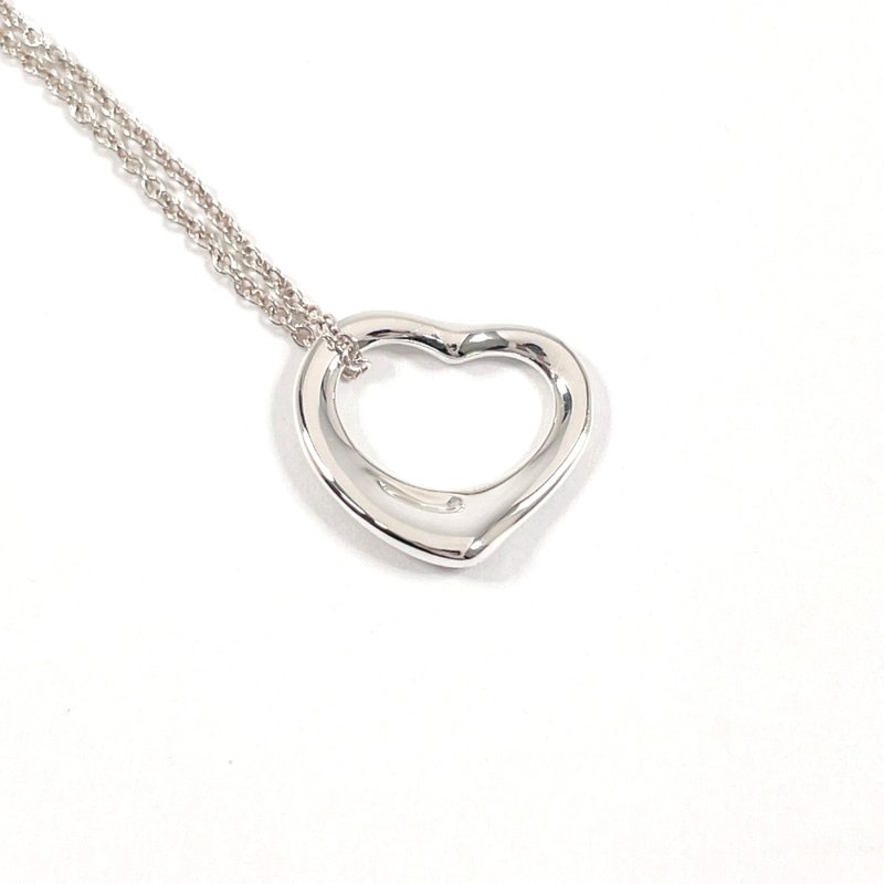 【日本直送 中古美品】ティファニー TIFFANY&Co. ネックレス オープンハート エルサペレッティ シルバー925 新品仕上げ済み アクセサリー - 項鍊 - 純銀 銀色