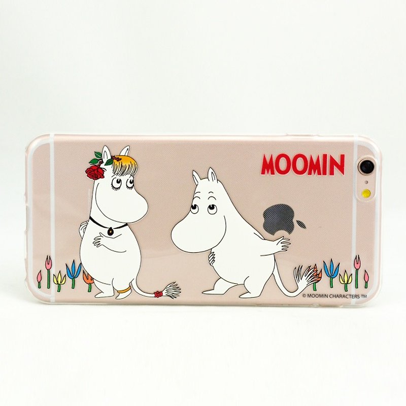Moomin 噜噜 米 Genuine Authorization-TPU Phone Case [Dance with Me] - Phone Cases - Silicone Multicolor