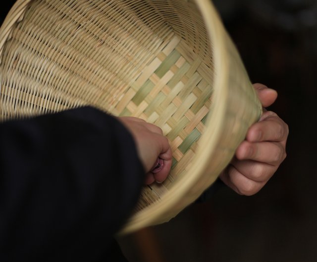 竹編系列| 傳統民藝竹筐| 收納儲物蔬果| 手制竹編自然健康皮花花