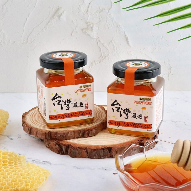 Bee Story House Taiwan Selected Special Prize Wild Flower Nectar 240g - น้ำผึ้ง - อาหารสด สีส้ม