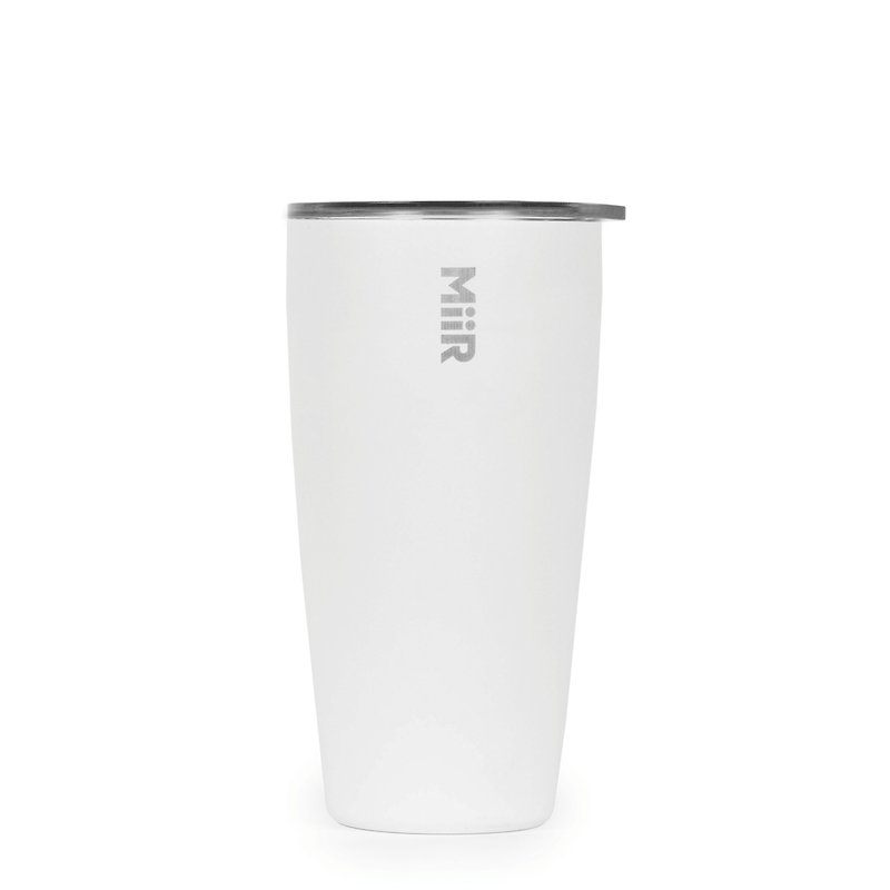 MiiR 雙層真空 保溫/保冰 隨行杯 16oz/473ml 時尚白 (滑蓋開關) - 保溫瓶/保溫杯 - 不鏽鋼 白色
