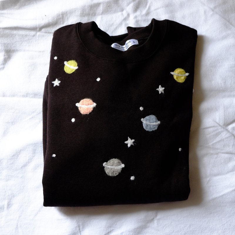 Twinkle, twinkle, crystal wool felt University T - Unisex Hoodies & T-Shirts - Cotton & Hemp Black