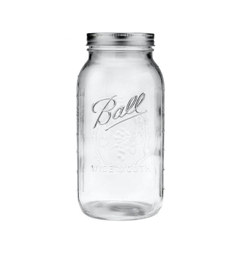 Ball mason jar 64oz wide mouth - Other - Glass Transparent
