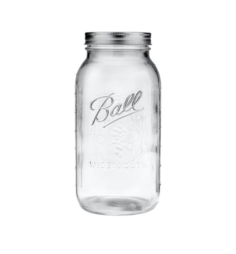 Ball mason jar 64oz wide mouth - อื่นๆ - แก้ว สีใส