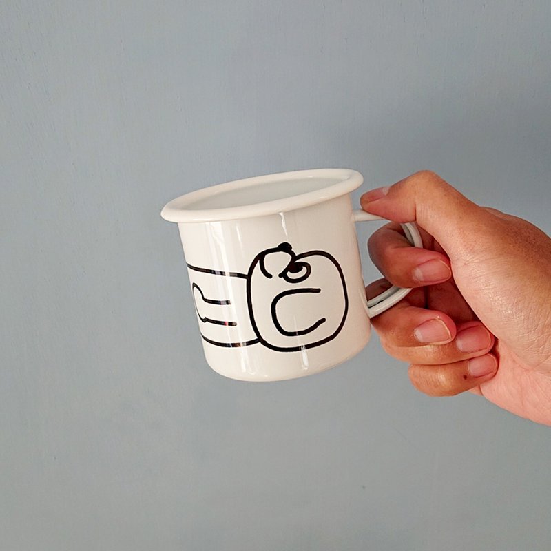 Duck enamel cup - Cups - Enamel White