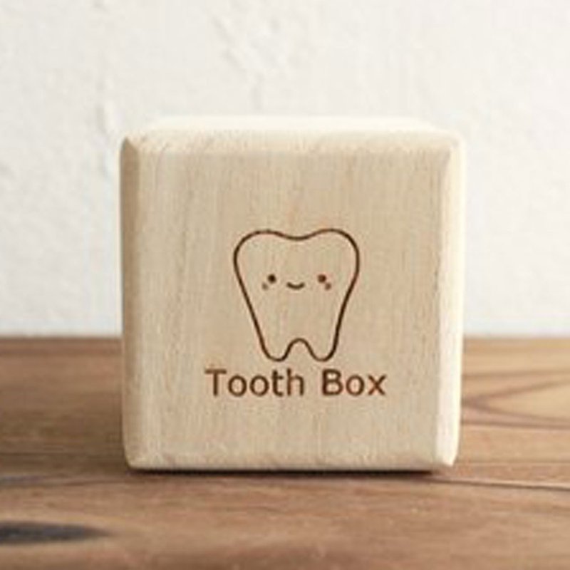 Breast tooth box High quality kiri dog cat  iroha:Illustration of a tooth - อื่นๆ - ไม้ 